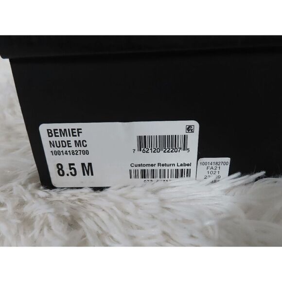 I.N.C. International Concepts Bemie Buckled Booties Nude 8.5M - Picture 6 of 9